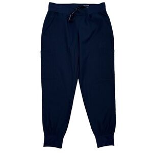 Med Couture Insight 6-Pocket Cargo Jogger Navy Scrub Pant Women’s Small Petite